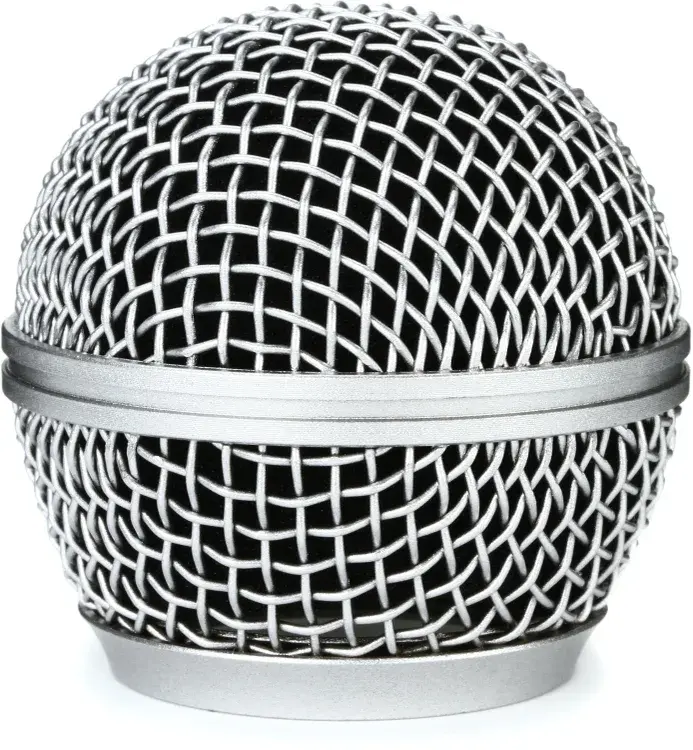 STEEL-MESH MIC GRILLE Durable wire-mesh grille protects the mic capsule from damageStandard size fits most dynamic mics with a spherical head.