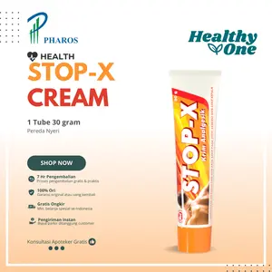 Stop-X Cream 30 Gram / Cream Nyeri Otot dan Keseleo/ Cream Pegal-Pegal