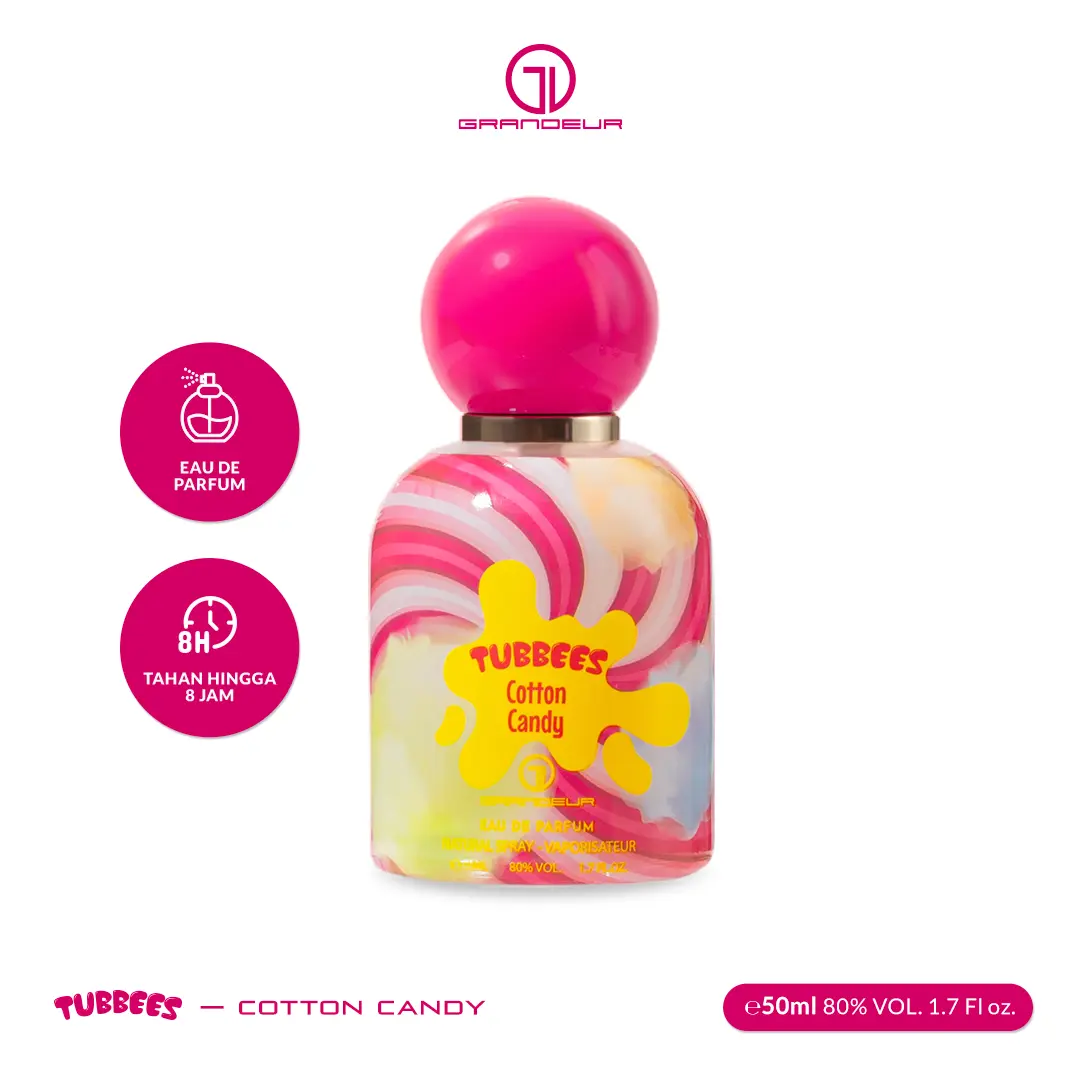 Grandeur Parfum - Tubbees  Cotton Candy EAU De Parfum 50ml