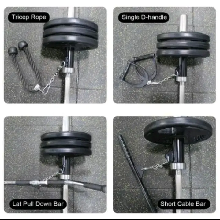 Alat Latihan Aksesoris T Bar Row Landmine Platform Multipurpose Gym 0