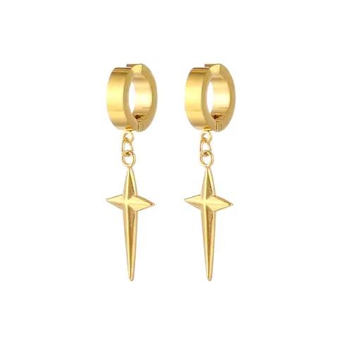 Anting Bintang Aeronshiki Terbaru Anti Karat dan Luntur untuk Pria dan Wanita - Earrings Hadiah 2