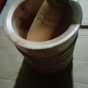 LUMPANG KAYU MURAH / LUMPANG KAYU TRADISIONAL / TUMBUK KAYU / ALAT PENUMBUK KECIL ( 1 SET DENGAN ULEG )