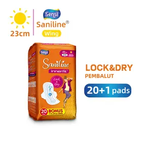 Sensi-Saniline Pembalut & Pantyliner Wanita – Seri Kering, Super Nyerap, Anti Bocor & Ekstra Lembut – 1 Pack (Pilih Ukuran) – Free Ongkir