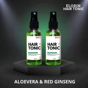 ELORIN Hair Tonic Aloevera plus Red Ginseng Perawatan Rambut Rontok dan Penumbuh Rambut, Hair Care Pemanjang
