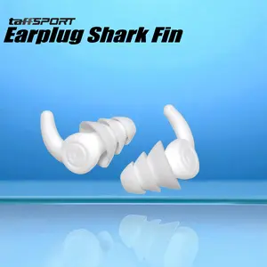 PROMO TaffSPORT Penutup Telinga Earplug Shark Fin Waterproof Silicone - MR99B