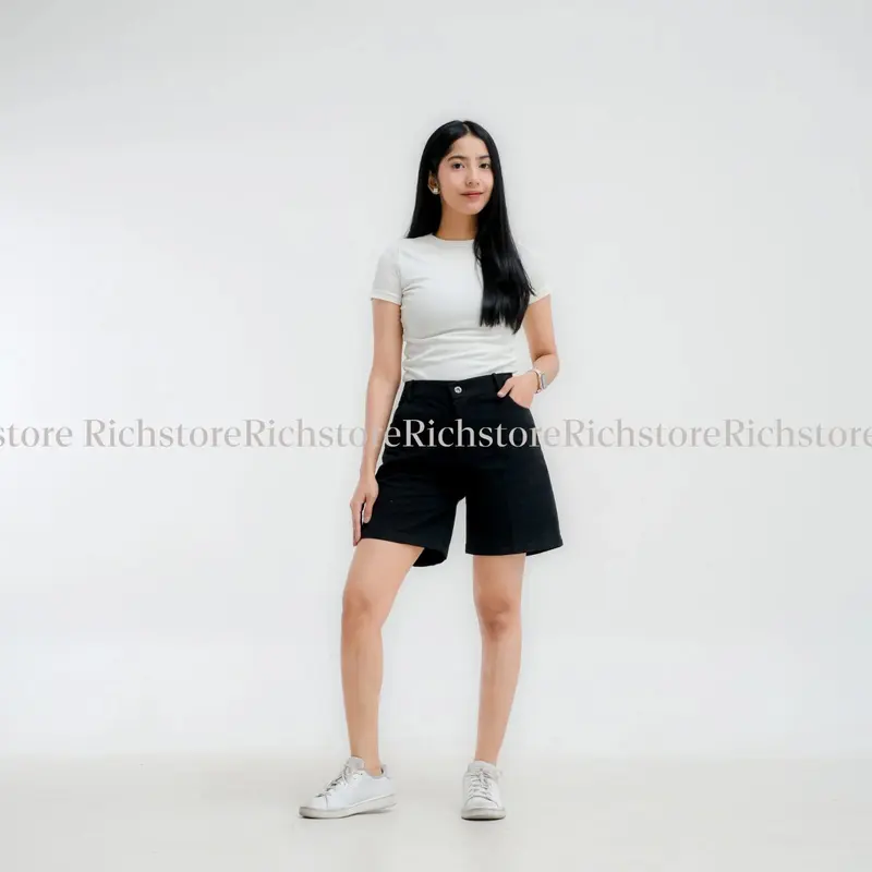 PAKET 100 RIBU DAPET 2 CELANA JEANS WANITA HOTPANTS MODEL KOREAN STYLE Denim 6