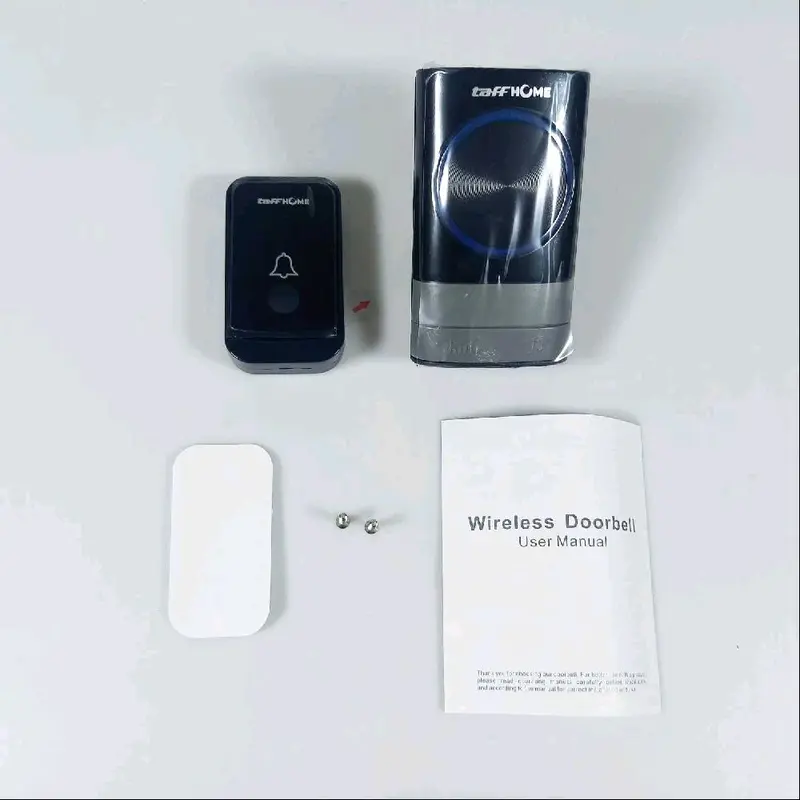 TaffHOME Bel Pintu Wireless Door Bell Waterproof EU Plug 45 Melodies - Q189 7