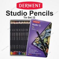 Gambar Derwent Studio Pencils Colour set 12 dari Graha Lukis_NEW Kota Bandung 1 Tokopedia