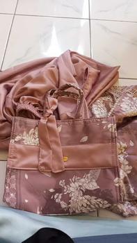 Product Review of Mukena Dewasa Silk 2in1 Premium Motif Alana Jumbo Mix Polos Series Cantik from B**n 1