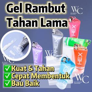 AMBY HEX Lelaki Penggayaan Rambut Lilin Tahan Lama Mudah Cuci Rambut Gel Jeli Penggayaan Cepat Tidak Berbahaya Kepada Rambut HEX Men Hair Styling Wax Haircare Strong Lasting Easy Wash Off Hair Jelly Quick Styling Harmless Hair Matt Multifunctional Hard