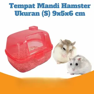 TEMPAT MANDI RUMAH HAMSTER ROCKET & SAUNA UNTUK HAMSTER