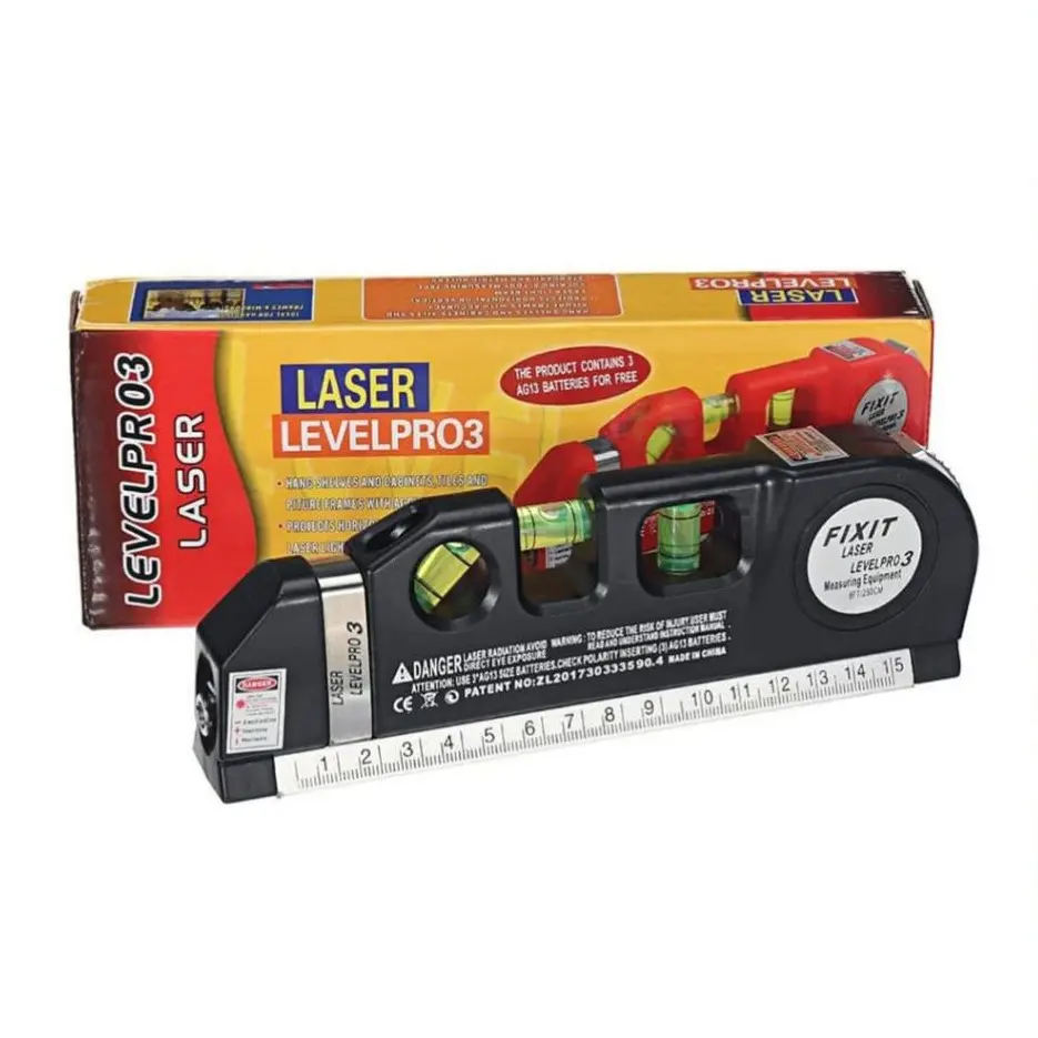 Waterpas laser Penggaris Laser Meteran multifungsi Fixit Pro Level Meteran Laser Level