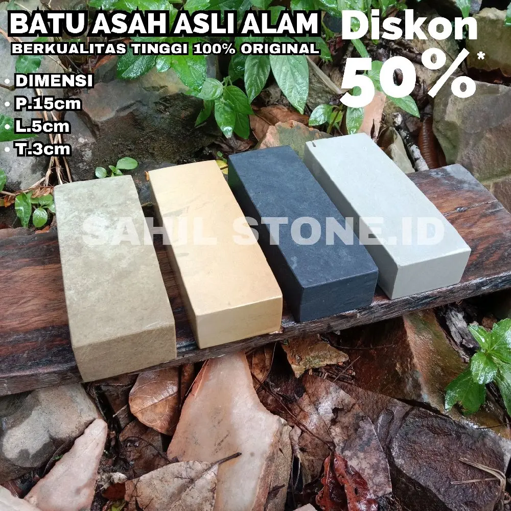 Batu Asah Berkualitas Tinggi asli alam