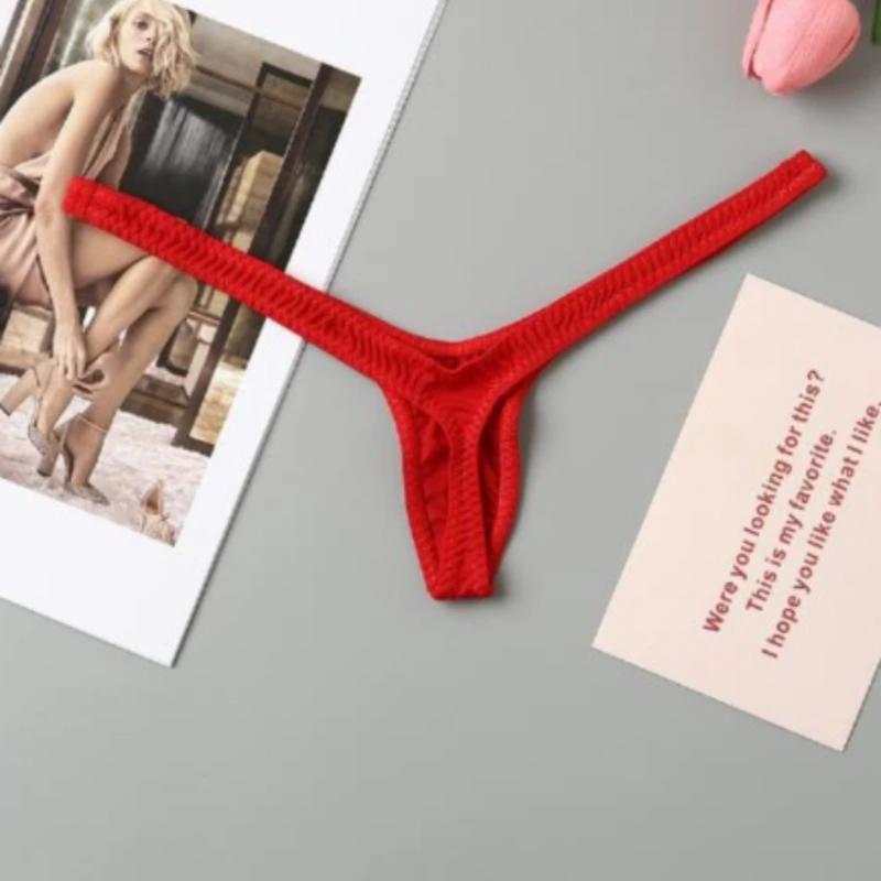 Quần Lót Mini Cho Nữ, Thương Hiệu Mới, Thiết Kế Đường Thoáng Khí, Phong Cách Sexy, Cạp Thấp Kiểu Bikini 1