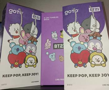 Product Review of Goto [COD] K-Joy X BT21 Tumbler Tahan Dingin Panas Botol Tempat Minum Aesthetic 1.2L from 민**🐿 1