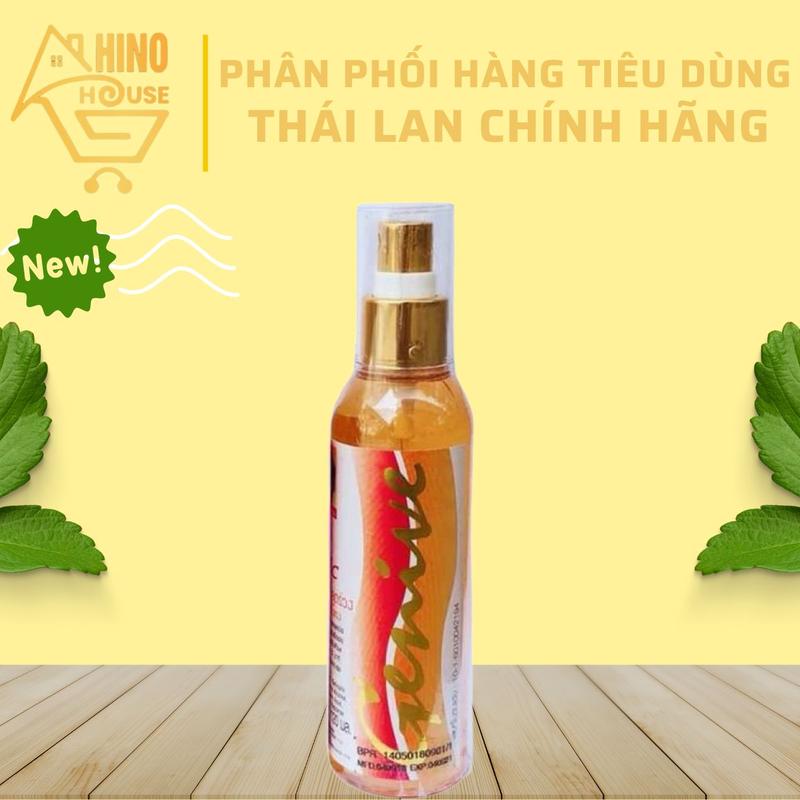 Xịt Tóc Genive Hair Tonic Chai 120ml Thái Lan Hỗ Trợ Mọc Tóc Hói Đầu - Hinohouse