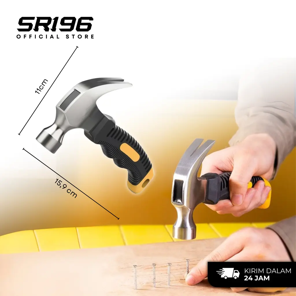 Palu Kambing Mini Carbon Steel Mini Claw Hammer / Palu Kecil Serbaguna