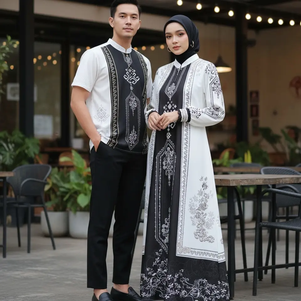 Couple (Gamis XL + Koko Pendek)