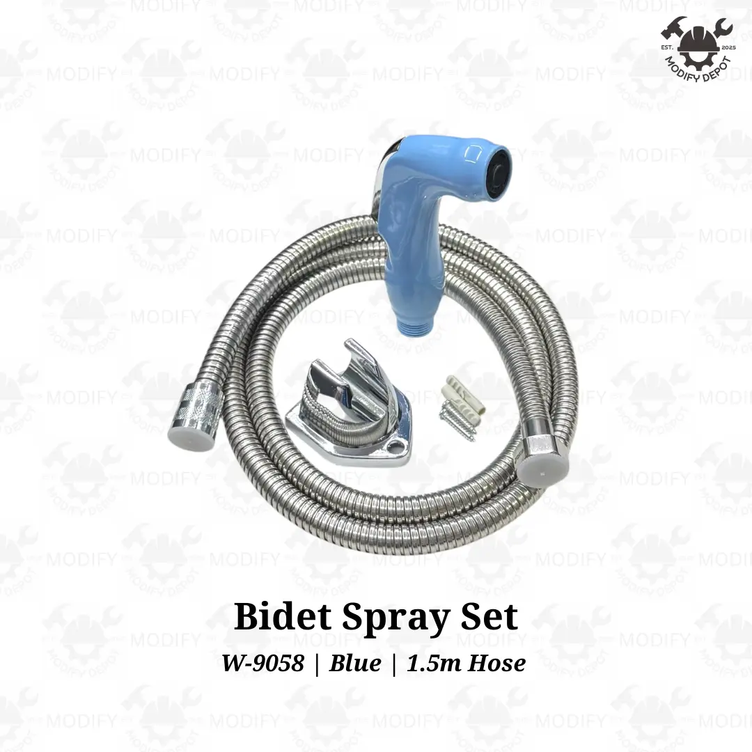 Toilet Bidet Sprayer – Brass Matte Black Wall Mounted Single Cold Cleaning Bidet Faucet With 1.5m Hose