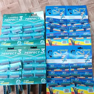 kerokan jenggot 3mata pisau 1 lembar isi 24 pcs