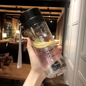 Botol minum Portable Cup High Quality 600/800 ML Bening Doff BPA FREE