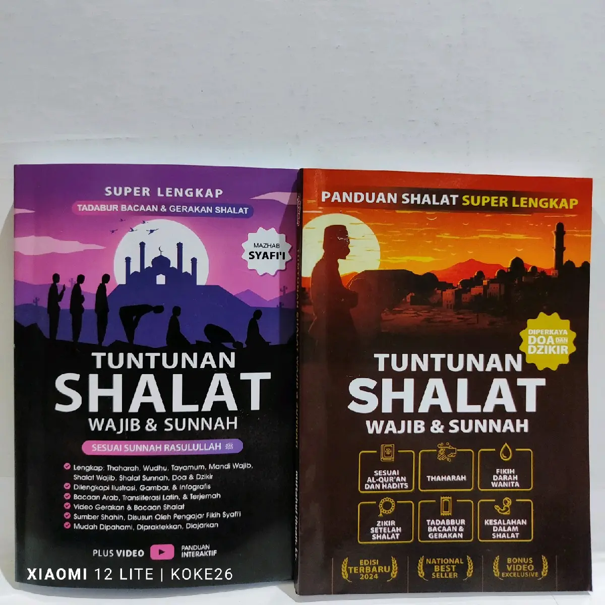 PAKET 2 Buku Tuntutan Shalat Wajib & Sunnah