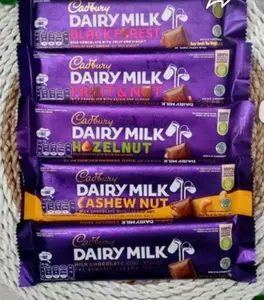 Cadbury Coklat Cadbury Dairy Milk 62gr Exp mei Juni 2026 Rasa Black Forest Fruit & Nut Hazelnut cashew Nut & Dairy Milk & milk oreo