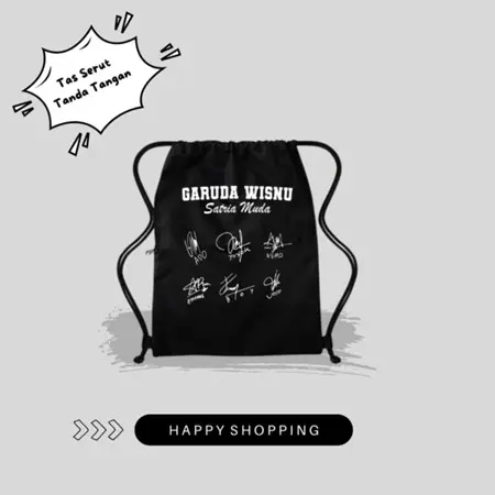 Tas Serut&Tote Bag Garuda Wisnu Satria Muda Free Sticer MTSGM02 2