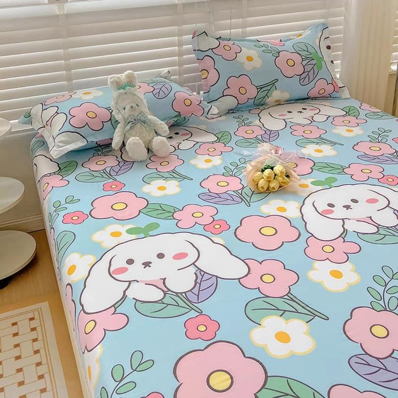 Ga trải giường poly cotton m2.m4.m6.m8, drap nệm (không kèm vỏ gối), ga trải giường - KingHome