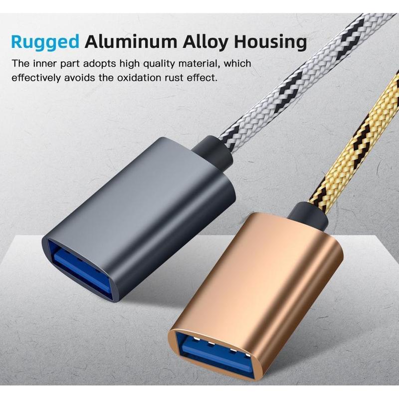 Product Introduction of Cáp Bộ Chuyển Đổi USB OTG, Thiết Kế 2 Trong 1, Bộ Chuyển Đổi Dễ Phối Đồ Cho Nhiều Thiết Bị, Bền Và Linh Hoạt, Thích Hợp Đi Du Lịch Và Sử Dụng, Thiết Kế Tiện Lợi 15