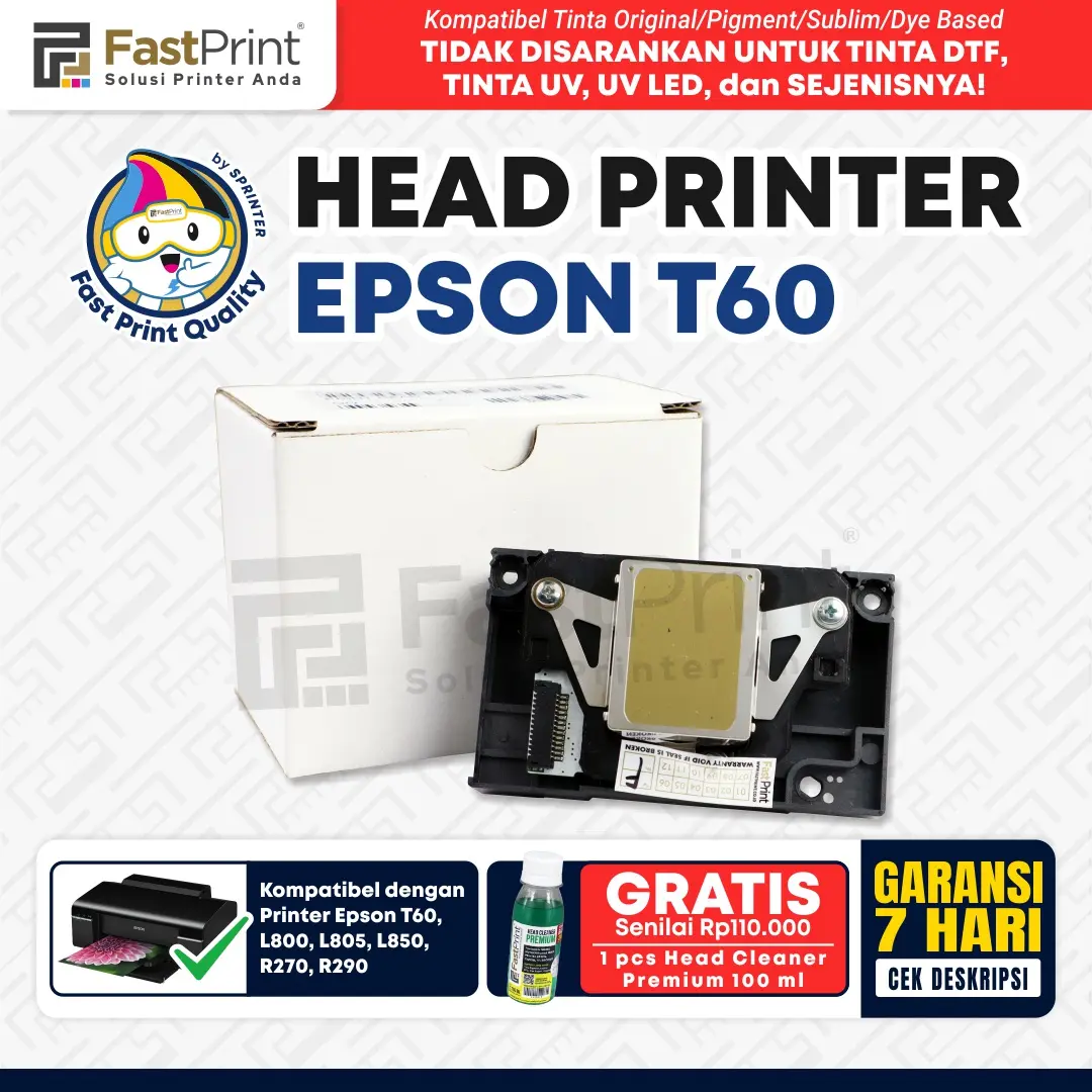 Print Head Printer Original Epson T60 L800