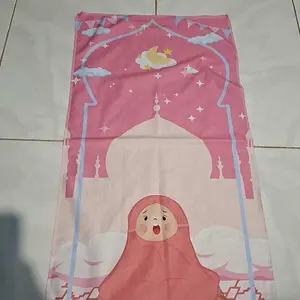 Sajadah Anak tk sd travelling bisa pakai nama Printing ukuran Bombastis 2