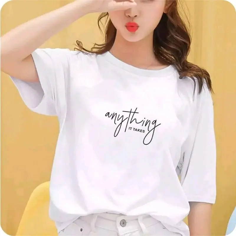 kaos baju wanita gambar tulisan