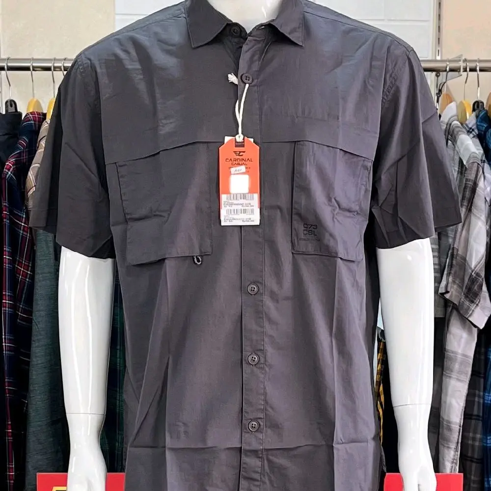 KEMEJA CARDINAL CASUAL REGULER JUMBO / BIG SIZE LENGAN PENDEK Formal