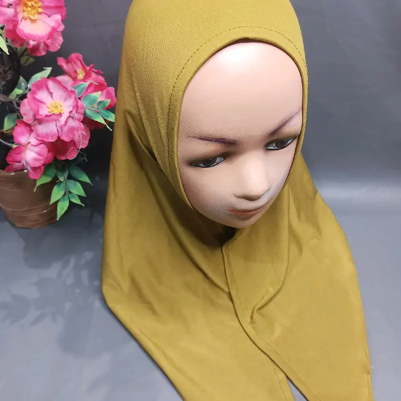 HIJAB ANAK SEGITIGA INSTAN JERSEY //HIJAB BERGO ANAK INSTAN BAHAN JERSEY 2