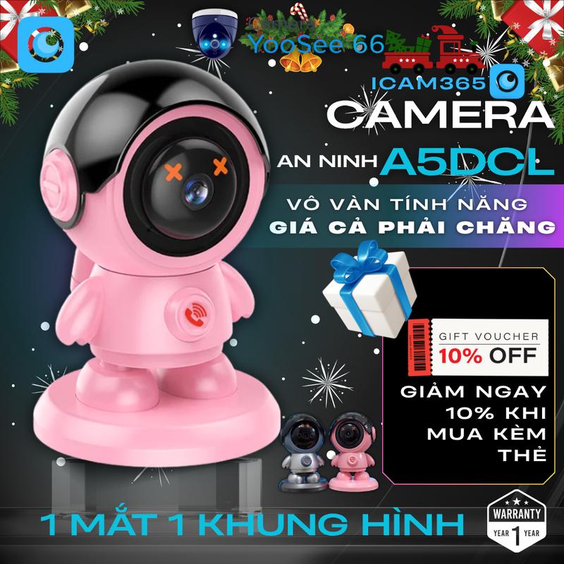  CAMERA Phi Hành Gia Cực Độc Đáo,Nhấn Gọi Đơn Giản Đàm Thoại 2 Chiều App ICAM365 Dễ Cài Đặt Dễ Sử Dụng  BH12 Tháng cam  cute ebo  camera  robot 