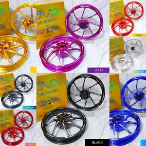 VELG DELKEVIC M8 RING 14 AEROX 155 / NMAX 155 NEW OLD / PCX 160 / VARIO 125 150 160 ABS / CBS / MIO SPORTY / MIO M3 / BEAT / VARIO 110 / SCOOPY UK 1.85X14/2.15X14 DND DELKEVIC FI NEW OLD