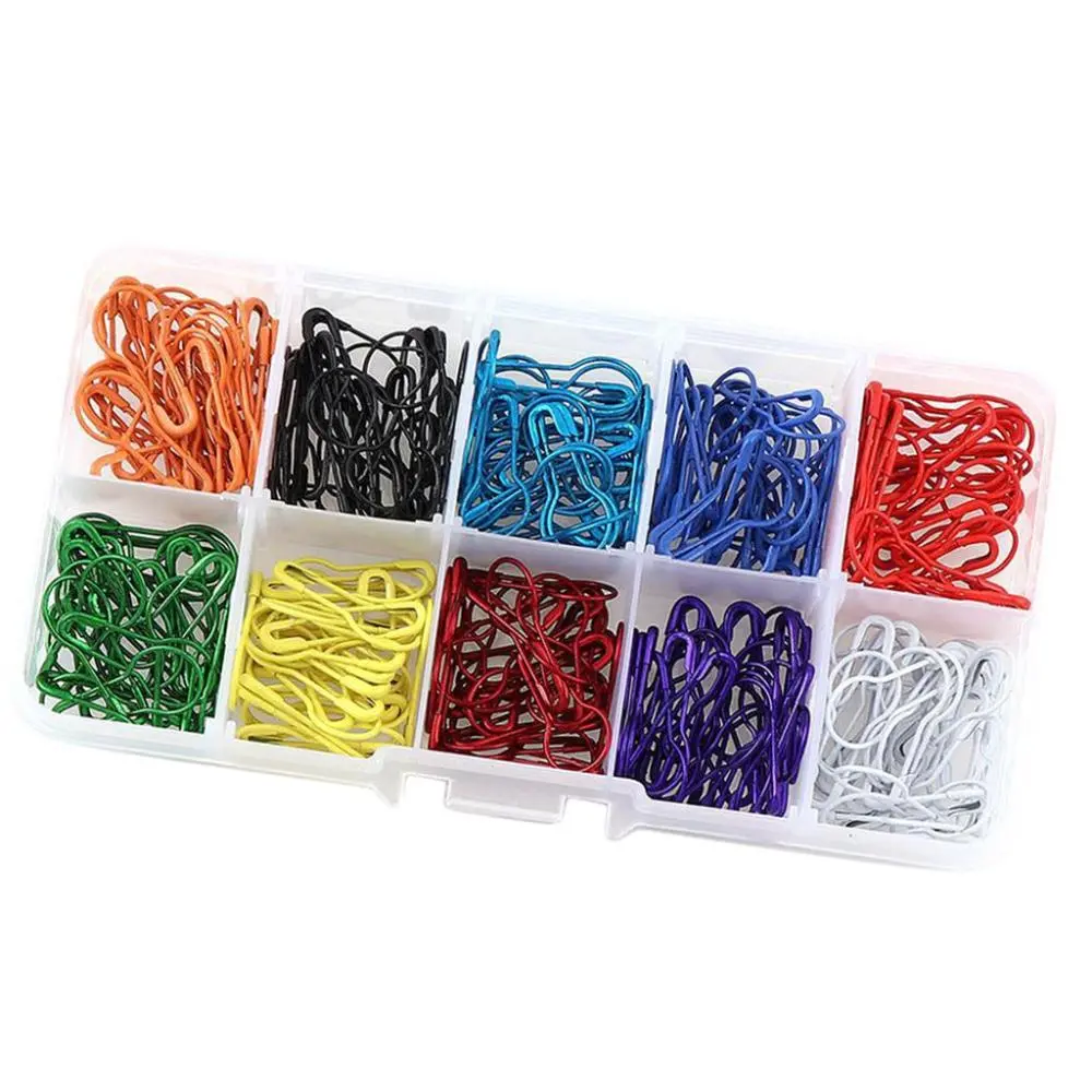 300/600pcs metal pear gourd bulb shape safety pin Knitting Marker 600pcs