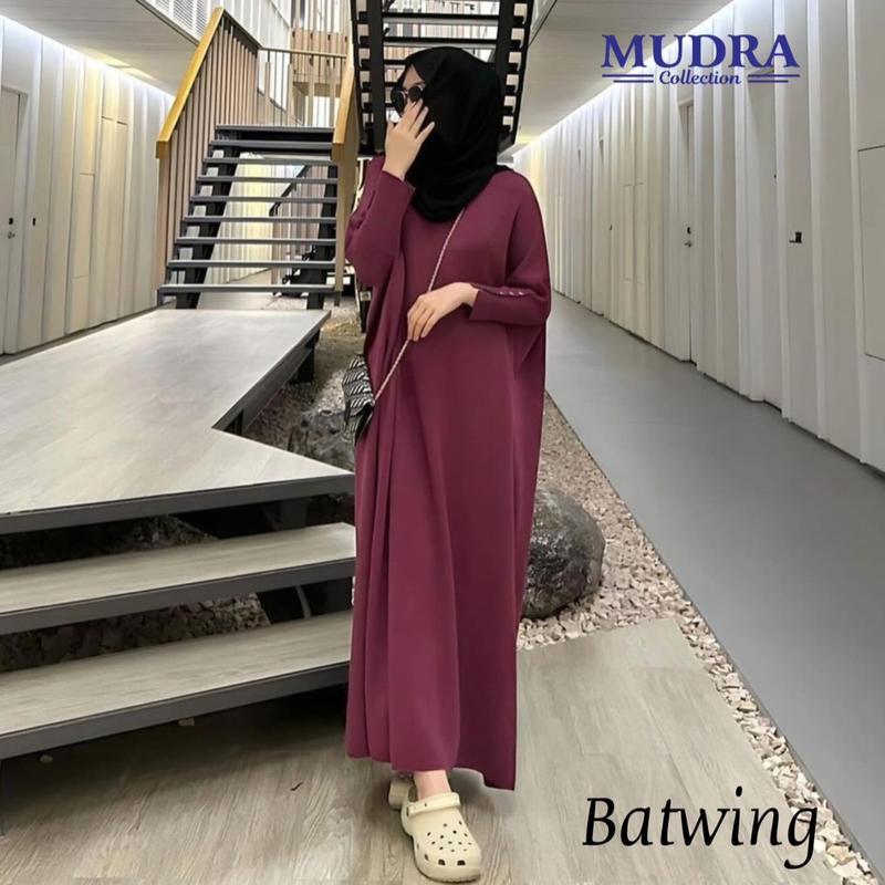 GAMIS WANITA BATWING KNIT PREMIUM 1