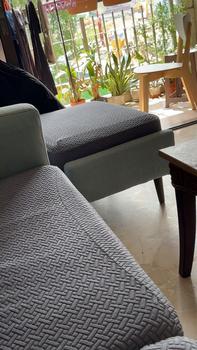 Product Review of Elastic T-shaped Jacquard Sofa Seat Cushion Cover 1/2/3/4 Seater Sofa Cover L Shaped Protector Couch Cover-Sold in Single Pieces from P**z 0