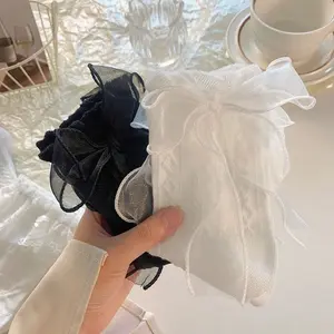 KAOS KAKI PENDEK KERUT PITA RENDA ATAS MATA KAKI KK-06