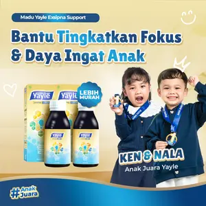 Paket 2 Botol Yayle Exsipna 200ml & 120ml - Teman Belajar Si Kecil