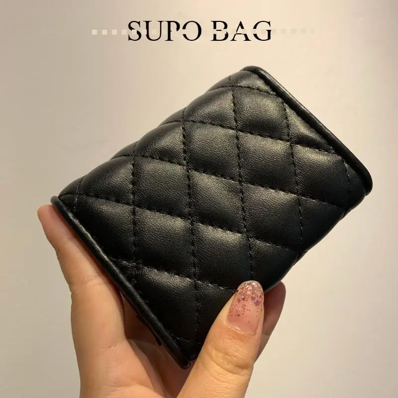 Túi Đựng Thẻ, Cỡ Nhỏ, Da Mềm,    Kẹp Thẻ, SUPO BAG INS Mẫu Mới Nữ Wallet Hình Chữ Nhật Ví thông thường 2