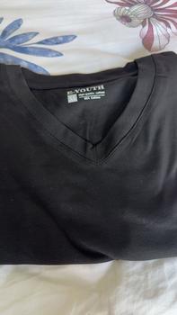 Product Review of Eyouth 13106 Women's T-Shirt V-nect Short Sleeve- Soft and Comfortable Tops from T**a 0