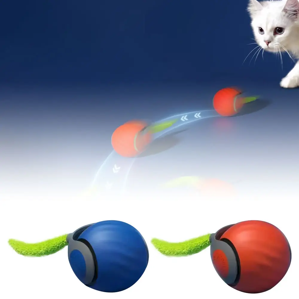 Speedy Tail 2.0, Speedy Tail Cat Toy, Interactive Toy, Smart Cat Rolling Ball