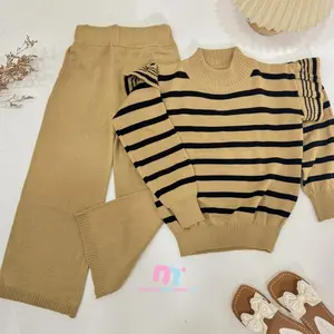 SETELAN KNIT RAJUT BLASTER ANAK PEREMPUAN COUPLE MOM&KIDS