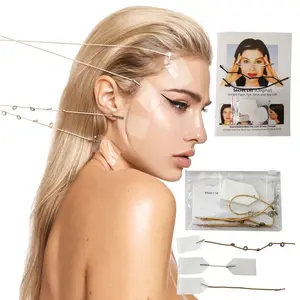 [Isi 40pcs] Invisible Stiker Wajah Anti Kerut V Shape Face Lift Tape Untuk Wajah Mata Dan Leher