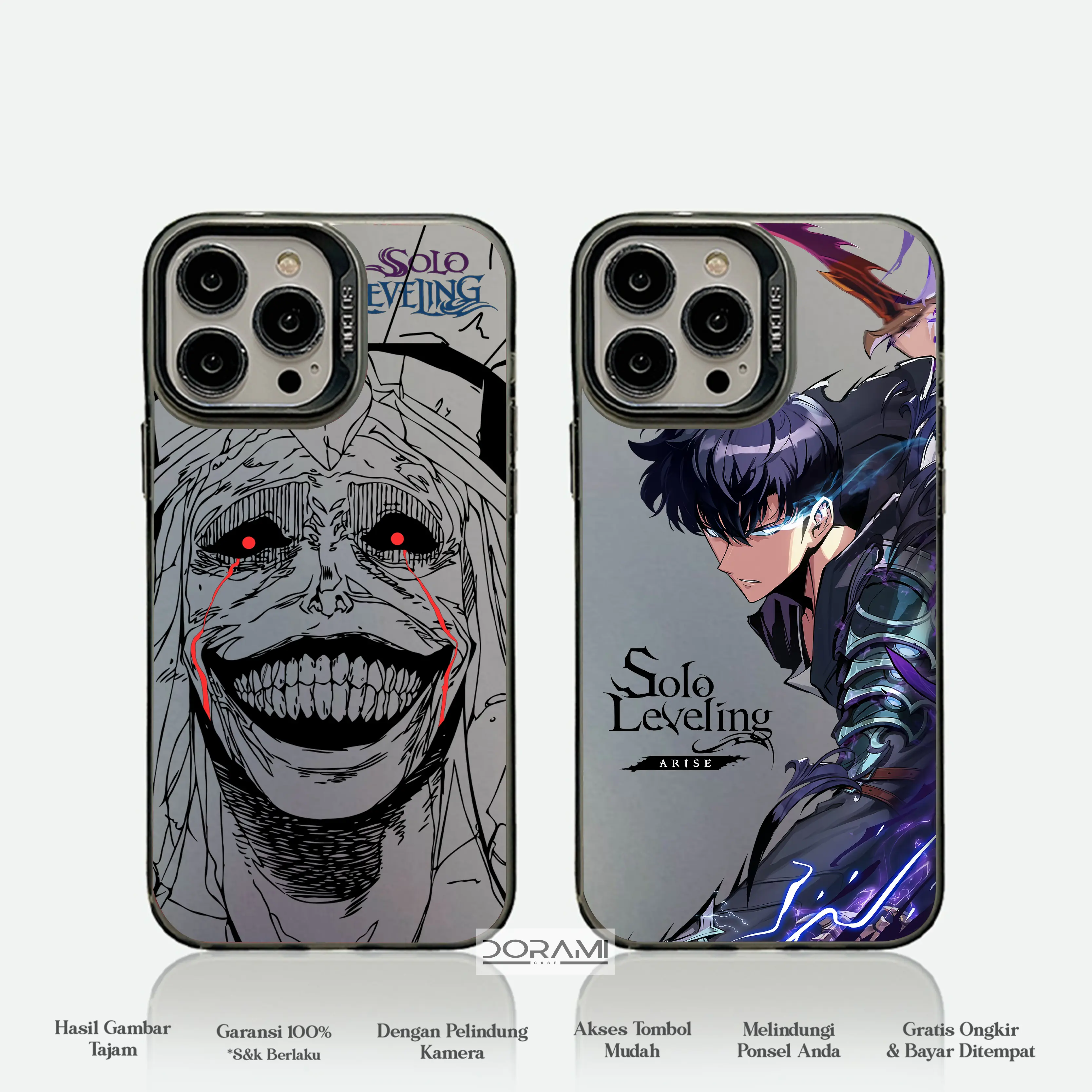 CASE For REAL SO COOL HOLOGRAM PREMIUM MATTE - Motif ( LEVELING ) - Softcase HYBRID IMD PLATE HOLOGRAM Cowo - Casing Glossy