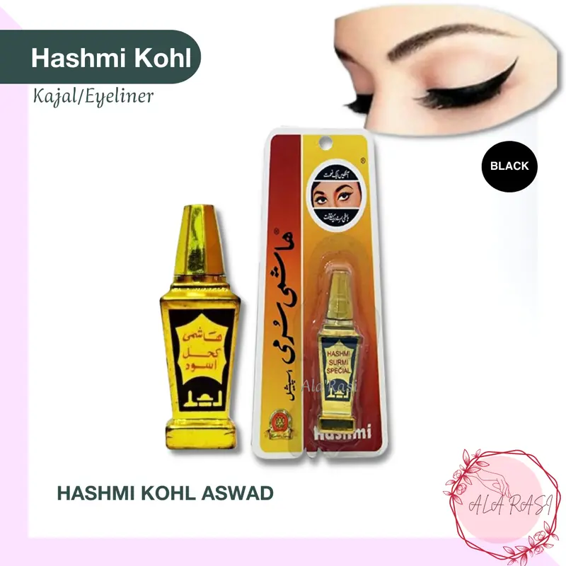 Celak Mata Kohl Aswad dan Surma Piala Herbal Asli Pakistan - Eyeliner, Hitam Pensil 0