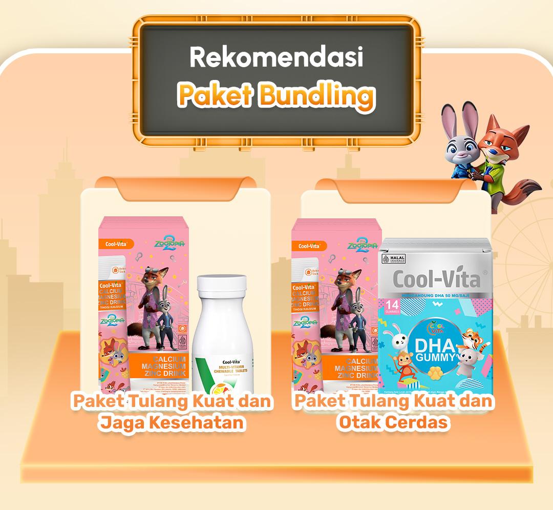 [AIO A] Cool-Vita - Disney Toy Story 5 - 2 Box CalMagZinc Drink 20 Sachet Rasa Strawberry Yogurt Kalsium Magnesium Zinc Vit D3 Suplemen Kesehatan Untuk Anak 3 Tahun dan Dewasa | Suplemen Vitamin Bantu Penuhi Nutrisi Anak | BPOM & HALAL